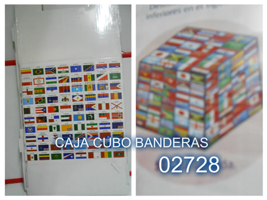 Imagen de CAJA CUBO BANDERA 20X20X20 2.26